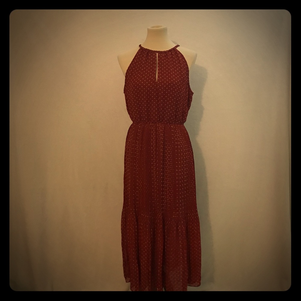 Mason Jules Orange Polka Dot Dress
